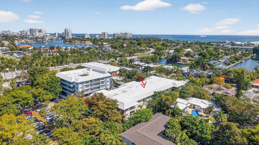 Walking distance to Fort Lauderdale's famous beaches and the Intracoastal Waterway. Charming 1BD/1BA rental condo located across from Pier 66. Enjoy community amenities including a pool, sun deck, gym, and beach access, with views of cruise ships and yachts passing by. This first-floor unit is conveniently located across from the laundry room and features impact windows, an eat-in kitchen and a spacious walk-in closet. Situated in a prime area surrounded by multi-million-dollar homes and luxury condos. Pool, sun deck, and fitness area just steps away. A short walk to shops and restaurants on 17th Street and minutes from the Las Olas entertainment district. Move-in ready and pets welcome.