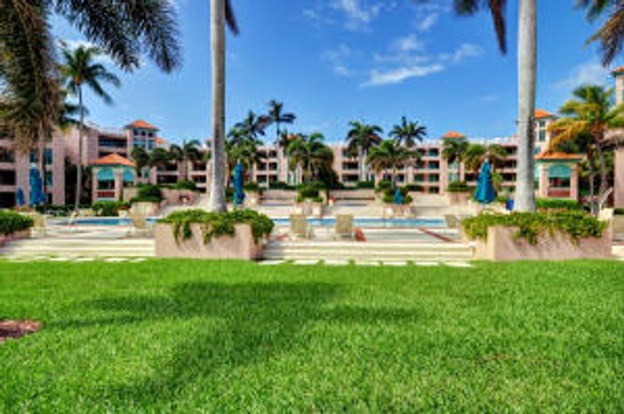 BEAUTIFUL UPGRADED BOUGANVILLEA MODEL WITH LARGE SE FACING PATIO TO ENJOY THE SUN AND WONDERFUL VIEWS OF LAKE BOCA RATON.  THIS SPACIOUS UNIT HAS A SPLIT BEDROON PLAN, GRACIOUS LIVING AREA, THREE ACCESS POINTS TO THE PATIO, WOOD FLOORS IN THE MAIN LIVING AREAS, KITCHEN IS UPDATED WITH GRANITE COUNTER TOPS AND ALL NEWER SS APPLIANCES, AND PLENTY OF CLOSET SPACE. MIZNER COURT OFFERS A UNIQUE LIFESTYLE. BUILDING AMENITIES INCLUDE 2 TENNIS COURTS, 2 HEATED POOLS, AND 4 WHIRLPOOS, 3 PARTY ROOMS, 2 EXERCISEROOMS, STEAMS AND SAUNAS, 2 MARINAS, 24 HOUR SECURITY AND ON SITE MANAGER. JOIN THE BOCA RATON RESORT AND CLUB, AND AS A PREMIER CLUB MEMBER ENJOY: 5 CHAMPIONSHIP GOLF COURSES, PREMIER MARINA, FABULOUS RESTAURANTS AND LOUNGES, 3 FITNESS CENTERS, SPECIAL DAILY FUNCTIONS, 2 TENNIS CENTERS, BOCA BEACH CLUB, CROQUET, WORLD CLASS SPA, AFTERNOON TEA, WATER SPORT ACTIVITIES SHUTTLE BUS AND FERRY BOAT SERVICE TO ALL AMENITIES. (BOCA RESORT IS NOT MANDATORY)

SPECIAL ASSESSMENT: $697.15 QUARTERLY. ORIGINAL ASSESSMENT IN 2015 WAS A TOTAL OF $22,340. THERE ARE 37 QUARTERLY PAYMENTS REMAINING AS OF JANUARY 11 2016. PROPERTY IS PRICED FOR BUYER TO TAKE OVER ASSESSMENT PAYMENTS.