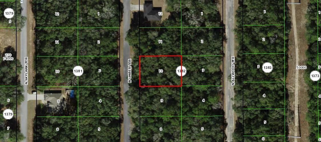 This is one of 3 contiguous lots for sale all the sale price. buy 2 or 3 for your family compound or friends or your toys! Other lots are on either side of the sign; Lots 9 and 11.