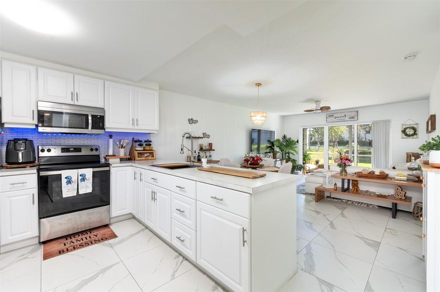 Welcome to the most sought after 55+ community in Dania Beach! This beautiful 1 BD/1BA first floor features high impact windows and slider, new flooring, and stainless steel appliances. The redesigned space features an open concept design, maximizing the lake and garden views. The Danians community offers its residents a huge heated swimming pool & outdoor entertainment space, complete fitness room, art, card, billiard rooms and lounge, plus additional storage. The community is walking distance to the Casino @ Dania Beach, Publix & minutes from Ft. Laud. Int'l Airport & the beach.