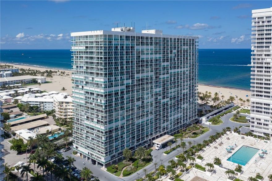 THIS SOUTH FACING 1/1.5 OFFERS SPECTACULAR OCEAN, INLET AND CRUISE SHIP VIEWS!! POINTS OF AMERICA  HAS FIVE STAR LUXURY RESORT AMENITIES WHICH INCLUDE RESTAURANT, GUEST ROOMS, GRAND LOBBY, FITNESS CENTERS, LUSH POOL AREAS WITH SERVICES ON WIDEST PRIVATE BEACH IN FT. LAUDERDALE. DESIRABLE HARBOR BEACH IS CLOSE TO DOWNTOWN LAS OLAS, AIRPORT, CRUISE PORT AND BRIGHTLINE.