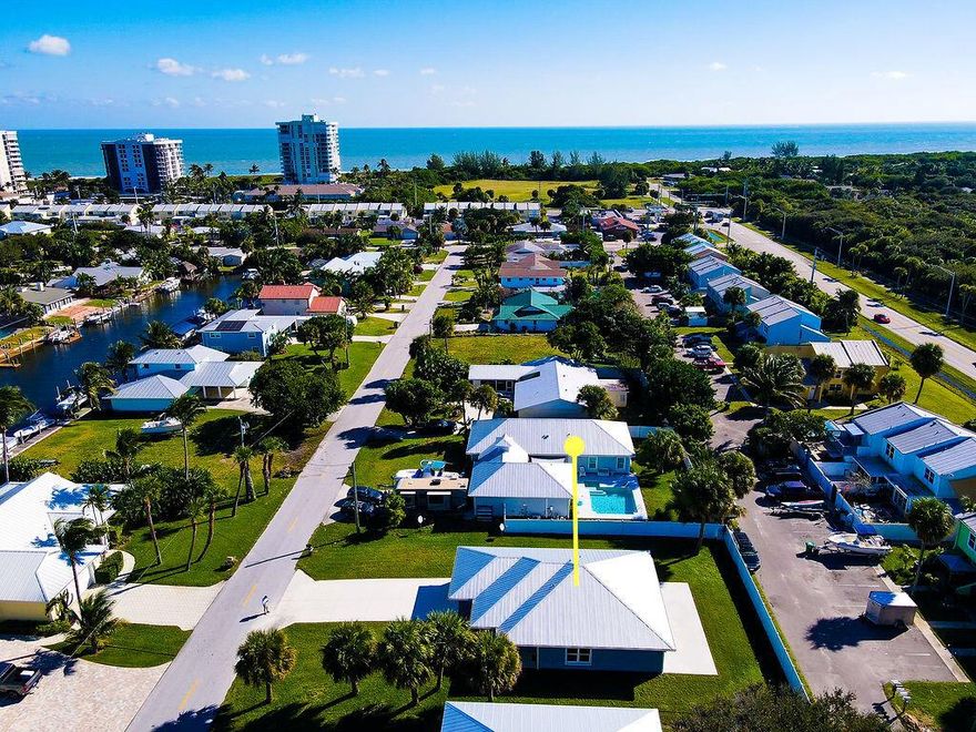 Enjoy beach living in this 2018 built beach home with private BEACH ACCESS!   Triple insulated when built, this home is quiet, energy efficient and has hurricane impact windows and doors. Three bedrooms, two baths with large living space is inviting, opening to a large outdoor patio perfect for entertaining. Top of the line custom built with granite, subway tile, stone look floors and more.  Tucked in the canal streets of Coral Cove, this home is 
 just off of A1A with easy access to the State park, boat ramps and the Atlantic ocean.   this is the perfect residence or vacation home for living in the North Hutchinson Island paradise as it is being sold furnished and is ready for occupancy.   Call today don't let this home get away!