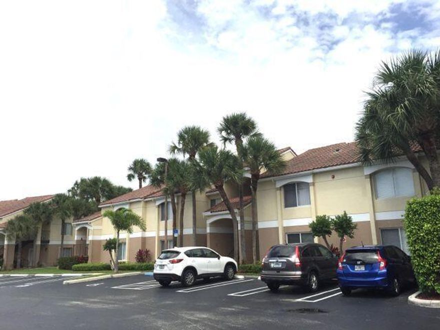 Beautiful & affordable 2/2 condo on the ground floor in desirable Casablanca subdivision in Boynton Beach * Nice open kitchen with newer kitchen cabinets * All tiles * Full size washer and dryer in the unit * Freshly painted * Relax on huge private screened & covered balcony with garden/canal view * Plenty of storage * Small pet OK * Great amenities - swimming pool, fitness center, clubhouse and tennis court*Central location - close to shopping, I-95, be