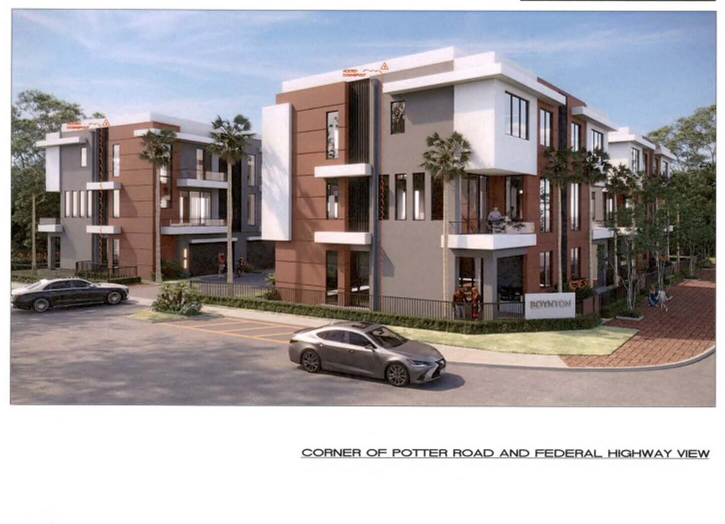 Great opportunity for Multi Family Development to capitalize or for a Commercial. Purposed Land Use/Zoning for High Density Residential/ IPUD has been approved by the city, with a site plan of 3 stories, 8 Townhouses, each total 3531 SqF. Actual zoning is C3 COMMUNITY COMMERCIAL.Right on the sought after Federal Hwy! Drive by to view. Make an offer!