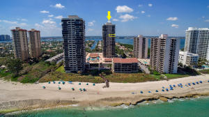 Watch a beautiful sunrise from this direct oceanfront condo in the much sought after Martinque building. The wraparound balcony also offers stunning sunset and Intracoastal views. NEW kitchen with direct ocean view. HUGE master bedroom, separate his/her baths, a guest room with direct ocean view and the powder/laundry room with full size washer/dryer. Additional amenities include tennis courts, large swimming pool, fitness center, 24 HR manned guard gate, concierge in each tower and an on-site restaurant with excellent food. A must see for the best in enjoyable ocean front living.