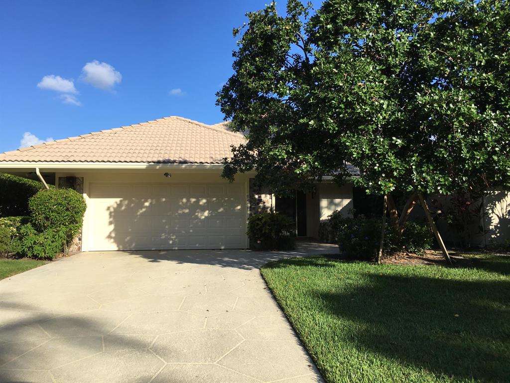 Lovely 3 bedroom, 3 Bath home in the 24-Hr Manned Gate community of Eastpointe Country Club. Large open spaces with a beautiful garden view. Bedroom with office makes for a great in-law suite. Plenty of walk-in closets and open spaces. Full 2 car garage with storage and covered screened lanai. Private country club with two 18 hole golf courses. Golf Memberships available. All carpet is being replaced. Great rental, won't last! Call today for your private showing.