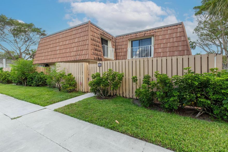 Live the South Florida lifestyle in this beautifully renovated 2-bedroom, 2.5-bath townhouse, perfectly situated in vibrant West Palm Beach. Step inside to find a light-filled space featuring warm honey oak floors throughout and an open-concept layout designed that flows into the private patio. The kitchen is a showstopper--quartz countertops, new stainless steel appliances, wood shaker cabinets, and a sleek single basin sink give it a clean, modern feel. Guest bathroom features a custom shiplap wall, new washer and dryer, and wood shelving. Upstairs, retreat to two spacious bedrooms with en-suite bathrooms, each upgraded with floating vanities, updated fixtures, and a spa-like atmosphere. Custom barn doors adorn the closets giving it a special touch!
