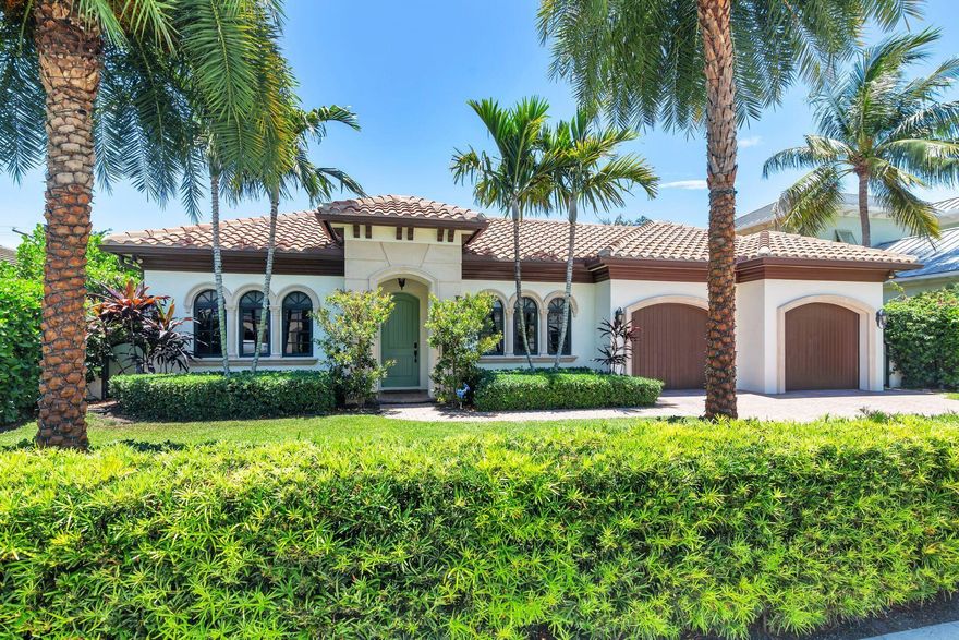 Situated east of Olive Avenue in ''SoSo'' on the same street as the renowned ''Summa Beach,'' this beautifully crafted 2016 Mediterranean-style home offers 4 bedrooms and two and a half bathrooms. Designed with attention to detail, the home features high ceilings, PGT hurricane impact windows and doors, stainless steel appliances, Serena & Lilly lighting, a wet bar with wine cooler, and a heated swimming pool surrounded by lush landscaping. The expansive primary suite offers exceptional privacy and includes two oversized custom walk-in closets with floor-to-ceiling storage. The en-suite bathroom is a serene retreat with marble countertops, dual sinks, a large soaking tub, and custom cabinetry. The guest bedrooms are equally impressive, offering comfort and generous space. SEE MORE: