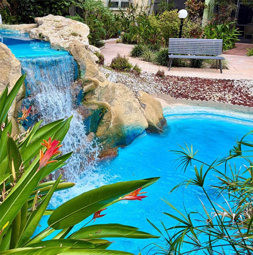 Enjoy living in a Resort-Style Community in this Beautifully Updated 2 Bed/2Bath Condo w Screened Porch w view of Lush Tropical Garden Courtyard w Waterfalls & Lagoons. 50 yr Inspection Completed, Bldg is Financially & Structurally sound. Maintenance includes cable/HBOMax & Fiber Optic Internet. The Community Offers an Impressive Array of Amenities, including a Luxurious Resort-Style Sparkling Heated Pool, Tiki Bar area, Fitness Center, Sauna, Hot Tub, Clubhouse, BBQ/Dining areas and a Great Social Lifestyle. Cross Fox Condo is a Tropical Oasis in Fort Lauderdale’s Exclusive Landings Neighborhood, just minutes to Pristine Beaches, Intracoastal, Premier/Boutique shopping, vibrant Entertainment Venues, Fine Dining, Boating & Fishing offering the Perfect Blend of Elegance and Coastal Comfort.