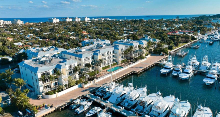 Experience the ease and beauty of yacht club living.  Conveniently located within walking distance of shopping, dining, the intra-coastal, and the beach, this beautiful  residences offers quartz countertops, Sub-Zero and Wolfe appliances, open floor plan, wet bar, oversized outdoor balcony, and amazing waterfront views.  Additionally, all residence of Havn enjoy preferred docking privileges at the Havn marina, as well as onsite concierge, beach service membership, community pool, gym, golf cart services and so much more. Each residence comes with two assigned under building parking spaces, additional storage unit, and direct elevator access to your residence.  This completely reimagined project has passed all major milestone inspections, a true value in lifestyle & opportunity.