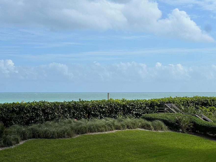 SEASONAL!!!   Breathtaking ocean views!  Immaculate, corner, turnkey, modern furnished unit.  Gorgeous kitchen with quartz countertops and stainless steel appliances.  Updated bathrooms, wrap-around balcony on second floor.  Come and relax in this pristine condo,  90 DAY MINIMUM RENTAL TERM.  ALL RENT DUE 15 DAYS PRIOR TO MOVE-IN DATE>