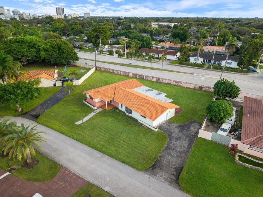 Excellent investor opportunity in the highly desirable Kendall Point area! This 3-bedroom, 2-bath single-family home with a 2-car garage sits on an oversized 17,268 SF lot in a great neighborhood just minutes from Dadeland Mall, major highways, shopping, and dining. Property is being sold strictly AS-IS with cash offers only. Ideal for renovation, expansion, or redevelopment. Buyer to verify all information. Priced to sell