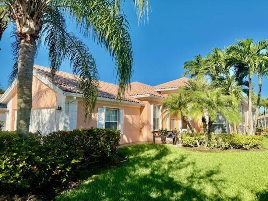 Welcome to Lakes Life!From the moment you arrive, you'll be captivated by mature, meticulously maintained landscaping and sweeping lake views that set the tone for this exceptional community and home.This spacious 3-bedroom PLUS Den residence was thoughtfully designed with comfort and style in mind. Featuring two luxurious master bathrooms and a beautiful guest bath, every detail speaks to quality -- even the subtle under-vanity lighting that adds a touch of elegance.Step inside and be impressed by:engineered hardwood flooring throughout the house with Tile flooring in the wet areas. Extra-wide crown molding & baseboards that elevate every room.Two sets of telescoping sliding doors opening to a screened patio with tranquil lake views.