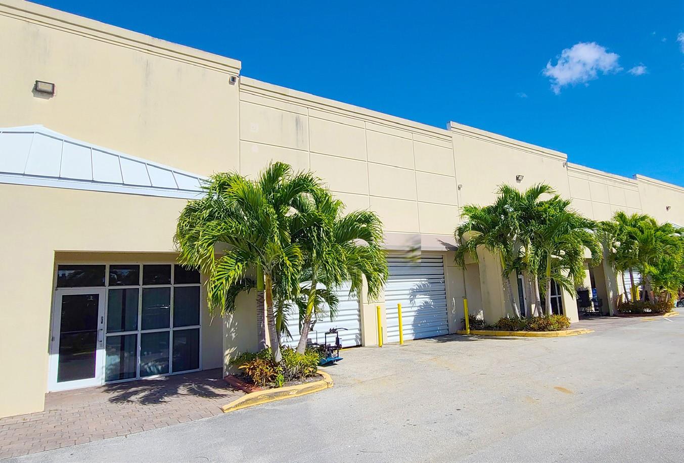 Sunrise Commerce Park has a 3,000 +/- SQFT office/warehouse unit available for lease. The space is 100 percent under A/C with 21’ ceilings and 2 drive-in roll up doors, one small office, and one restroom. The space is zoned as I-1 (light industrial) and is located very close to the Sawgrass Expressway. The unit is in excellent condition! Tenant responsible for all metered utilities including water ($100) and trash ($100).