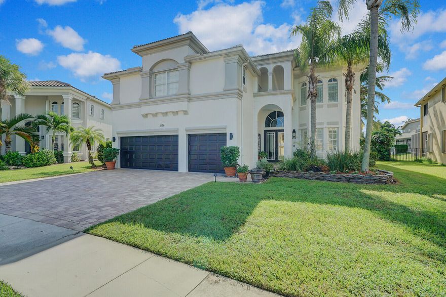 Searching for a home that truly impresses? Your search ends here! Step inside to be welcomed by a stunning spiral staircase. Enjoy expansive living spaces perfect for large family gatherings. This home features 5 bedrooms plus a versatile extra room on the main floor, ideal as a 6th bedroom, office, or den.  5th bedroom currently used as a closet. But, can be converted back. Incredible 1,120 sqft master suite with his/her closets and bathrooms. Recent upgrades include a new roof (2024), two new A/C units (2023), a whole house generator (2023), EV charging station, renovated 20 x 40 foot pool (2022), and all new appliances (2022). Plus, you'll love the premium lake and golf course view with southeast exposure. Some furniture is also negotiable.