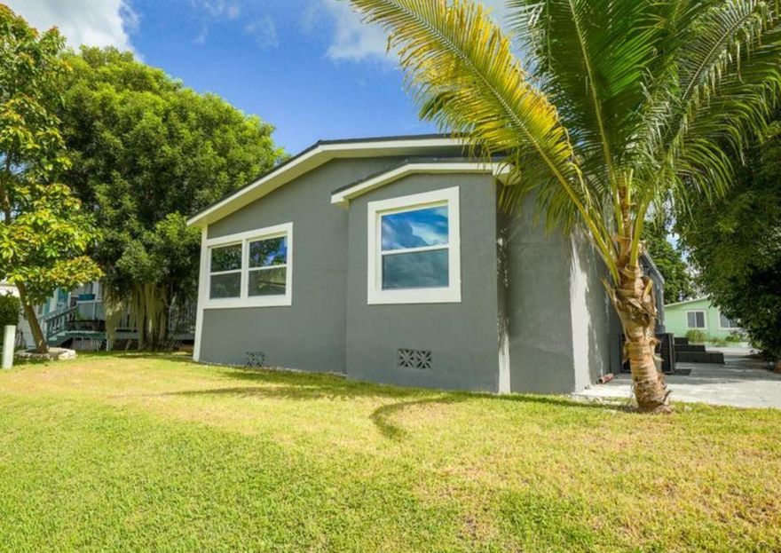 Welcome to your totally remodeled home in Gateway Estates! This outstanding manufactured home offers the perfect blend of comfort and luxury with 3 bedrooms and 2 bathrooms, ideal for families or couples looking for a cozy and affordable place to live. The community pool is just steps away, providing a refreshing oasis for those hot summer days. Waking up to breathtaking waterfront views every morning, and a home that looks beautiful from the inside and out. Don't miss out on the opportunity to make this your own slice of paradise in Gateway Estates. Minutes from the Turnpike and US1 to Key Largo. Call or text listing agent for showings.