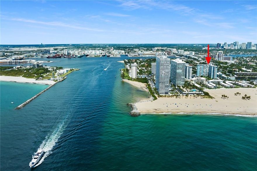FANTASTIC LOCATION..1 BD | 1 BA | Breakwater Towers is located in a beautiful location off of Fort Lauderdale beach. Gorgeous location to live in South Florida.  A spacious living room with the open concept of living. The kitchen has great cabinet space w/counter top eating. Relax on the balcony facing South with a view of the well manicured grounds looking out at the pool.  Entertain with family and friends at the pool, beach or grilling at the properties grill area. Don't forget the Clubroom for fun. Brand new AC's. The front desk is there for you and the property manager is there to help with all the buildings needs.  Breakwater Towers also offers you a big community room where you can host parties and fun activities. Minutes from Fort Lauderdale airport, Las Olas, dining and shopping.