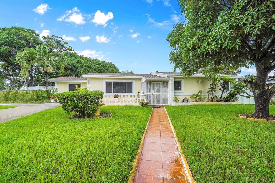 This well maintained home presents an exceptional opportunity in the sought-after Miami Gardens area. The single-story design ensures ease of access, while the stucco exterior provides a classic Florida aesthetic.
The interior showcases a thoughtfully designed layout, beginning with a welcoming foyer that leads to a spacious living room with lots of natural light. The kitchen is equipped with modern white appliances and ample cabinetry, making it functional for everyday use. 
This home offers convenient access to local amenities, parks, and shopping options. Miami Gardens is known for its rich cultural scene and community events, making it an attractive destination.