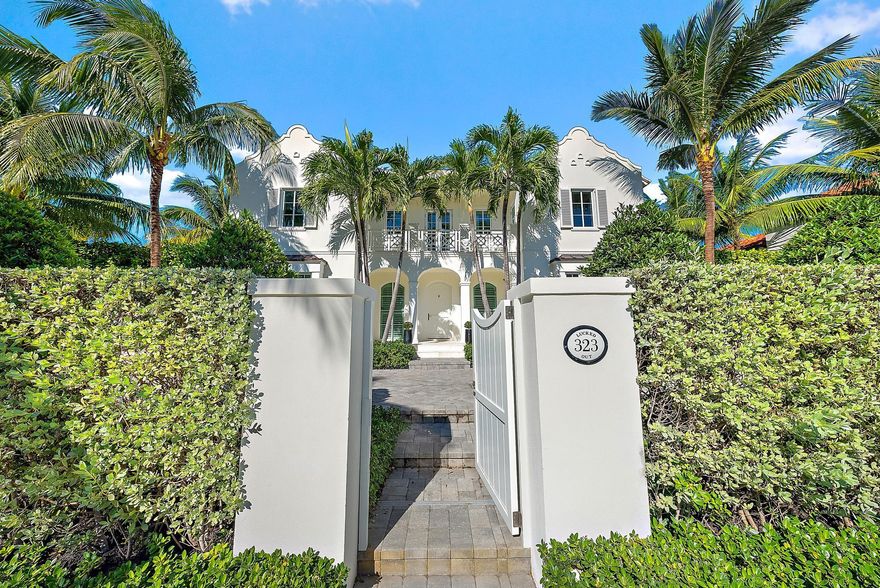 You ''Lucked Out'' and found the perfect Palm Beach compound. Lucked Out happens to be the name of this beautifully appointed home located on the storied ''Sea Streets'' on a double lot. This residence includes a 4 bedroom, 4.1 bath main house & a 2 bedroom, 2.1 bath fully restored guest house with dual kitchenettes. Built in 2019, & meticulously maintained, this light & bright home has multiple fun amenities, including: a chef's kitchen, beautiful loggia with a gas fireplace, an infinity edge pool & spa, outdoor shower for apres beach, sleek den/bar, dramatic curved staircase & an air-conditioned garage for all your fun beach toys. Close to the ocean, this ''lucky'' house is ready for you to start living your best Palm Beach life.