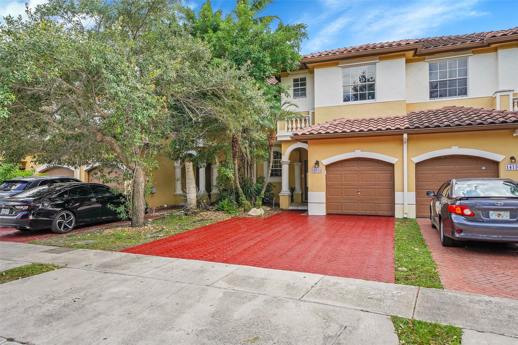 Move-in ready newer construction 2-story townhome in Escada at Vizcaya, one of Miramar’s top gated communities with 24hr manned security. Features 3 bedrooms, 2.5 baths, 1-car garage + 2 parking spaces. Remodeled with marble counters, stainless appliances, porcelain floors downstairs, and lots of natural light. Enjoy a stylish, updated private patio with turf & tile—peaceful and perfect for relaxing or entertaining. Storm shutters included. Community offers a pool, gym, clubhouse, and playground. Low HOA! Located near top-rated A schools, shopping, dining, and just minutes from major highways, making commuting a breeze. Ideally situated between Miami and Fort Lauderdale for easy access to beaches, airports, and city life. A rare blend of comfort, style, and convenience in a prime location!