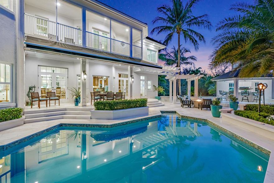 If you're thinking ''WHOA, can this property be REAL?'', we have great news for you -- It IS real, and it is available now, just in time for Spring 2021! 8319 SE Rivers Edge is one of Jupiter's finest waterfront properties. Comprised of two spectacular residences - the 5,500 sq ft main home and 2,000 sq ft guest house - on one magnificent, sprawling 2.3 acre fully fenced & gated private property. ''Riverdance'' (as affectionately called by the original builder) was inspired by design elements found in coastal Virginia and along the Carolina coastline, and has everything you would want in your perfect home in the Palm Beaches. Riverdance features two full residences on one unique, sprawling property -- the 5,500+ sq ft main house and the 2,000+ sq ft carriage house and [Click to Read Mo