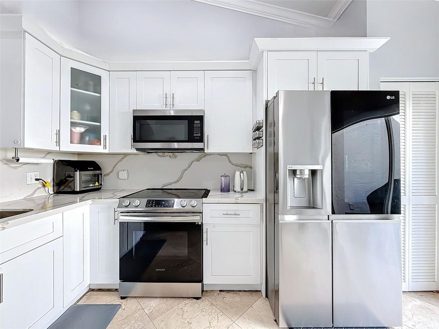 Beautiful 3 beds, 2 bath single-family in the desirable Woodside Community with low HOA of only $125. Features 2022 roof,  2024 AC, 2024 water heater, 2023 appliances & more. Bright open layout with updated finishes, 2-car garage and a fenced yard. Prime Coral Springs location near schools, shopping, parks & highways. Move-in ready! The house is truly a gem for a small family to raise the children or for the investors.