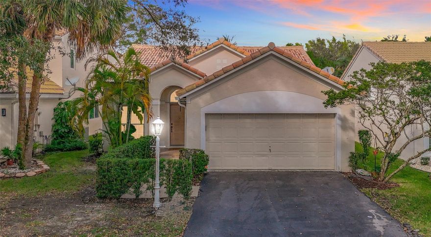 All the big tickets are taken care of. Beautiful 3 beds, 2 bath single-family in the desirable Woodside Community with low HOA of only $125. Features 2022 roof,  2024 AC, 2024 water heater, 2023 appliances & more. Bright open layout with updated finishes, 2-car garage and a fenced yard. Prime Coral Springs location near schools, shopping, parks & highways. Gated community with a quite neighborhood. Move-in ready! The house is truly a gem for the first time home buyer or for the investors. Vacant home. Easy to show on Supra.