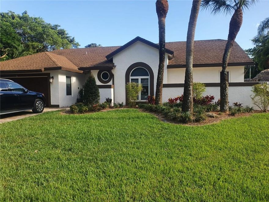 Incredible home with an amazing backyard featuring a pool, a volleyball court and a soccer field, this move-in ready home is just perfect. You will never get tired of this dream backyard with your own barbecue grill and a tiki bar. This beautiful 4 bedrooms and 3 bathrooms, has a stunning kitchen with ample high-end cabinets, quartz countertops, a built-in microwave, dishwasher, and beautiful light fixtures, it also features impact windows and doors. This home has been totally upgraded, and it boast a nice modern decor. This home is perfect for you. Hurry before is gone.  Can be sold furnished or unfurnished.