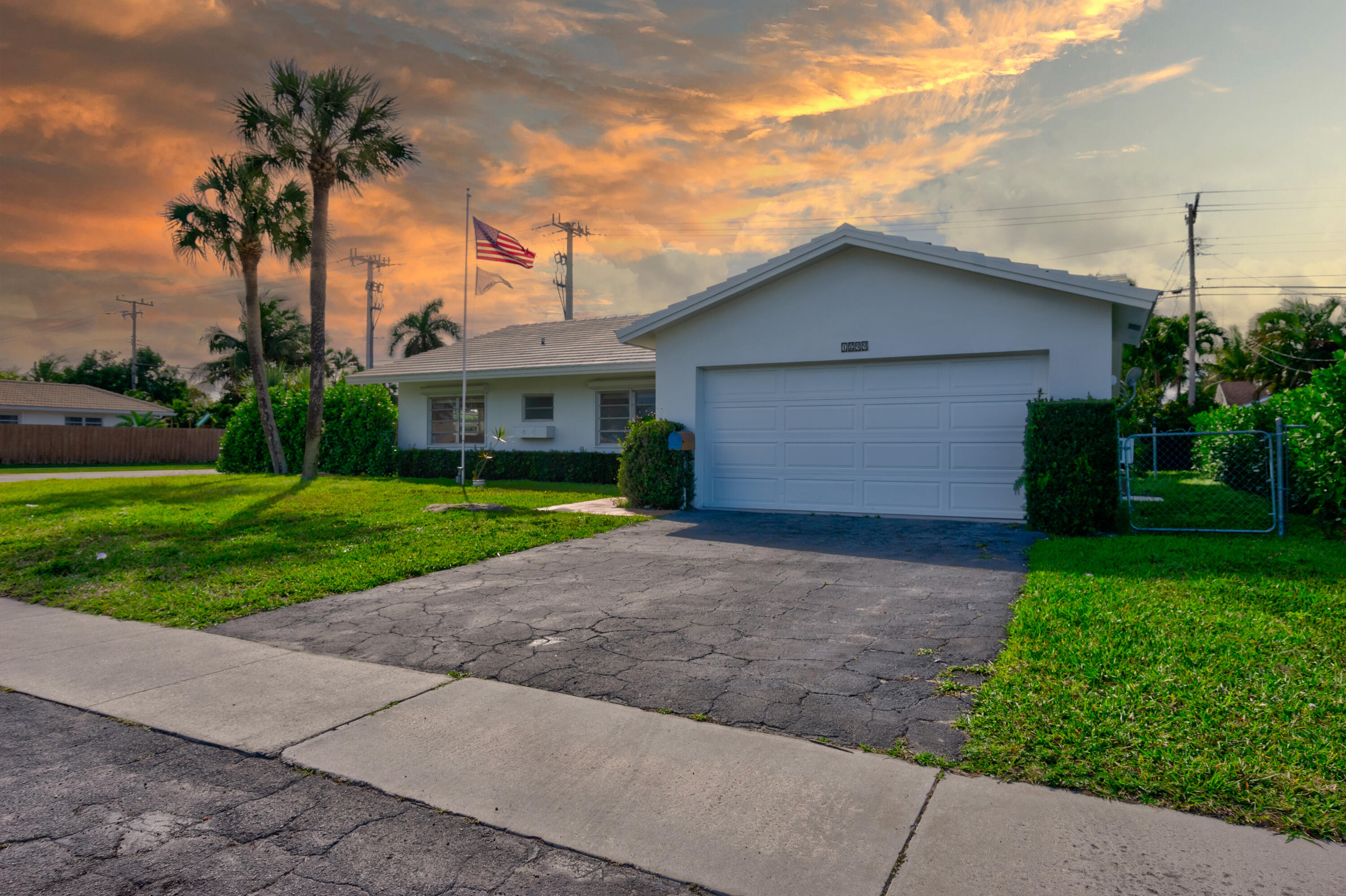 Beautiful home inside and out! Situated on a large corner lot, this spacious single-family house features 3 BR and 2 full BA, a bright dining room, screened patio and 2 car garage. You will love the peaceful feeling, great light and open floor plan this home offers! Freshly painted inside and out, it has a brand-new kitchen with white shaker cabinets, quartz countertop and Samsung / LG stainless-steel appliances, updated bathrooms and new washer & dryer. Located in a sought-after Boca Square neighborhood in just 3 min drive to the top-rated Addison Mizner Elementary school (10/10), minutes away from A-rated Middle and High schools; 5 min drive to Downtown, Mizner Park, 6 local community parks and just 10 min to the beach. Publix-1.4 mi, Whole Foods-2.4 mi, Trader Joe''s-2.1 mi.