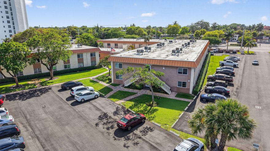 1BR/1BA first-floor unit in desirable Manor Grove Village One offering 750 sq ft of comfortable living space. This residence features a spacious layout, tile flooring, walk-in closet, and abundant natural light. Enjoy a peaceful garden view along with access to community amenities including pool, clubhouse, and laundry facilities. Assigned parking plus ample guest spaces. Ideally located just minutes to Wilton Drive, shopping, dining, and beaches. Tenant in place with a one year lease - perfect opportunity for investors seeking immediate income.