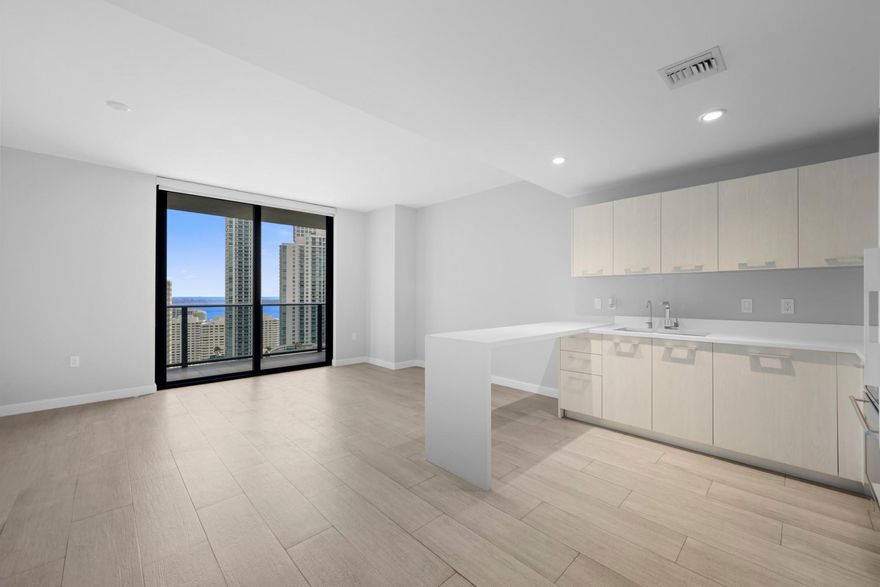 Welcome to Paradise. Impressive 1 Bed + Den, 2 Bath Unit with Unbeatable Amenities and Outstanding City and water views. Live in the heart of Miami’s vibrant Brickell neighborhood. Enjoy immediate access to top restaurants, bars, and shops—everything you need is just steps away. World-Class Amenities: Fully-equipped gym Rejuvenating sauna Luxurious club area Three pools Private theater Business center, and more.