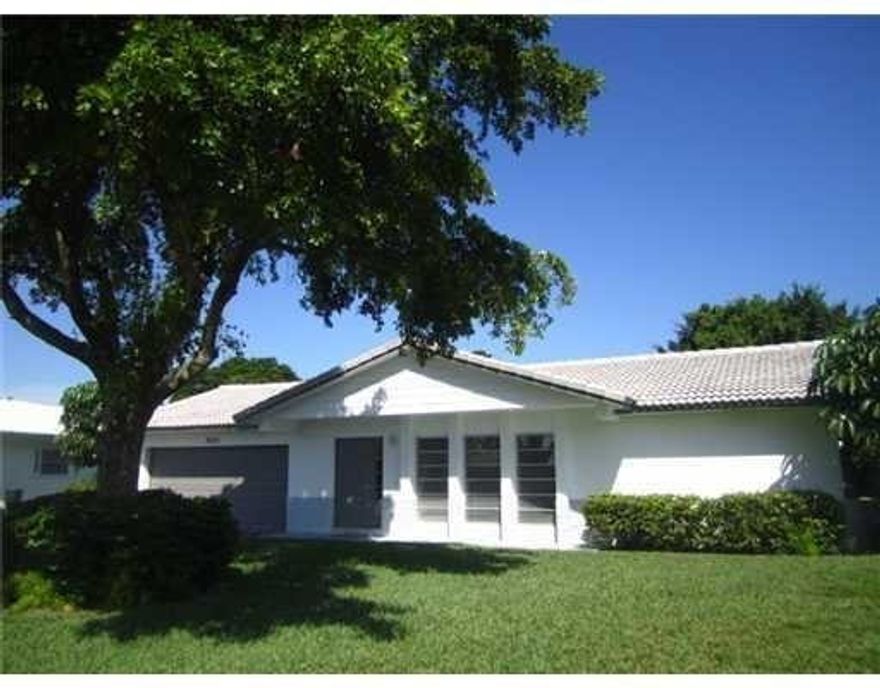 Updated bright 3/2, 2 car garage single family home in quiet neighborhood @ end of culdesac + water-view. NO HOA. Fully remodeled kitchen and 2 baths plus knock-down ceilings/walls and tiled floors throughout. Kitchen w convection oven/microwave, all stainless appliances; rich cabinets, granite counters & tumble-stone backsplash + coordinated pantry. Neutral colors accented with crown molding & designer lighting. Split BR plan, master walk-in-closet w built-ins, two linen closets. Screened patio/large fenced yard/room for pool. Canal sourced lawn sprinklers. Walking distance to schools & downtown Coral Springs, "THE WALK", Barnes & Noble, library, coffee shops, restaurants, boutiques, banks, medical offices, several parks, etc.  Buyers must be Pre-Approved.