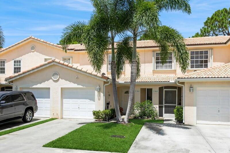 Location, location, location! Not to be missed, fantastic opportunity to live in the heart of Jupiter for under $400,000! Timberwalk is a gated townhome community zoned for the highly rated Jupiter schools. Enjoy preserve views from this spacious 2 bedroom 2/12 bath townhome. The townhome features a 1 car garage, spacious living area, generous sized bedrooms, a beautifully updated master bath, accordian shutters, and a private screened in back patio with peaceful preserve views. The community also features a clubhouse, pool and playground.