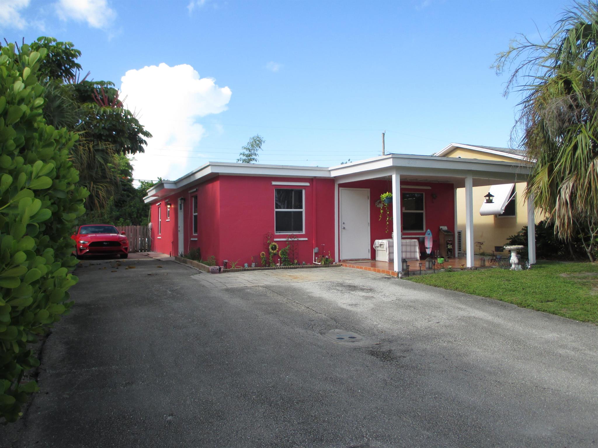 Excellent Location! Blocks to the Intracoastal and the beach. Walk to multiple restaurants, shops and waterfront dining. EZ Bike ride to the beach. Recent upgrades include newly installed mini splits, new stove, new fridge, freshly painted and numerous upgrades. Some electrical has been updated, recent four point available. Each unit is separately metered for water and electric. Recent new landscaping, new rear patio, painting in and out and general rejuvenation and renewal. Off street parking for both units. Great opportunity for owner landlord to live the South Florida dream while letting tenants help pay your mortgage, or Airbnb for increased cash flow. Front patio could be enclosed as second bedroom. Interior photos are of the rear unit. Great tenants, on time, no hassles.