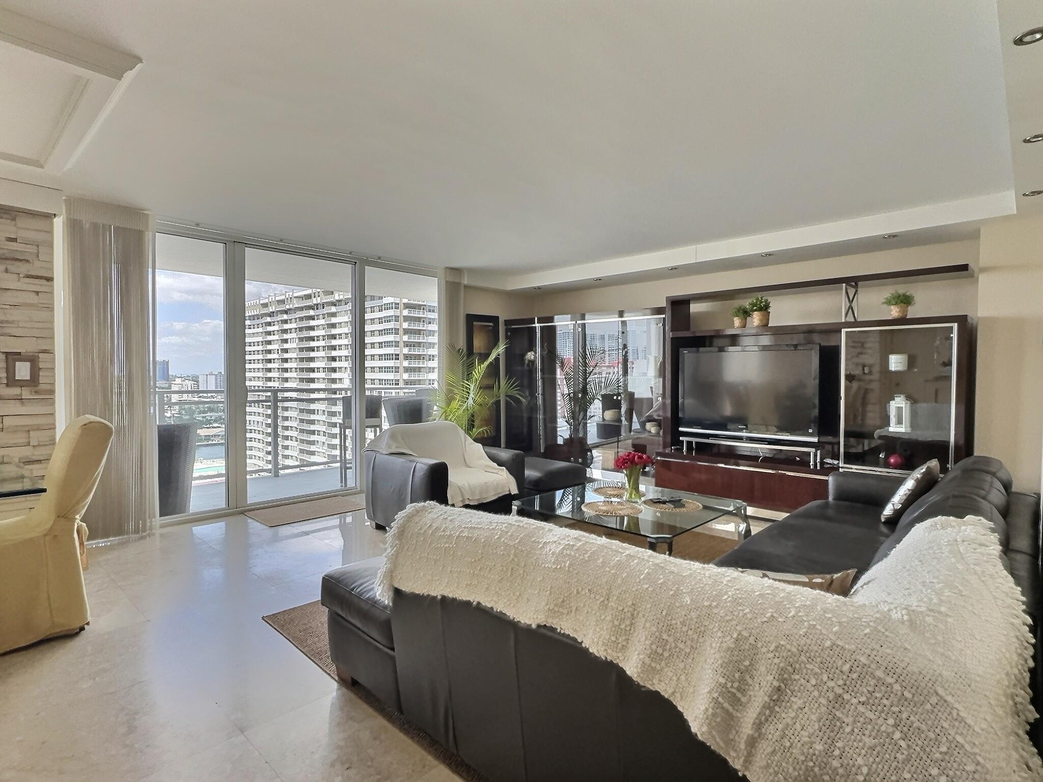 Available DEC 2025 seasonal rental - Parker Plaza a fun resort style condo direct on Hallandale Beach, Florida. This 2 bedroom 2 bath upscale residence boasts marble floors, stone walls, smooth ceilings, soffit lighting, creating an ambiance of timeless elegance. Beautiful glass balcony with Ocean View. The master suite features spacious walk-in closets with built-ins, adding a touch of luxury to your lifestyle. Enjoy the convenience of city living with a prime location, while relishing the tranquility of coastal beauty. Take advantage of numerous amenities, including Pool and Beach Service, Full Fitness Center, Sauna and Steam Room, Billiard Room, Convenience Store and Cafe. Services Include Front Desk Concierge and Valet. Elevate your living experience – schedule your private tour today!