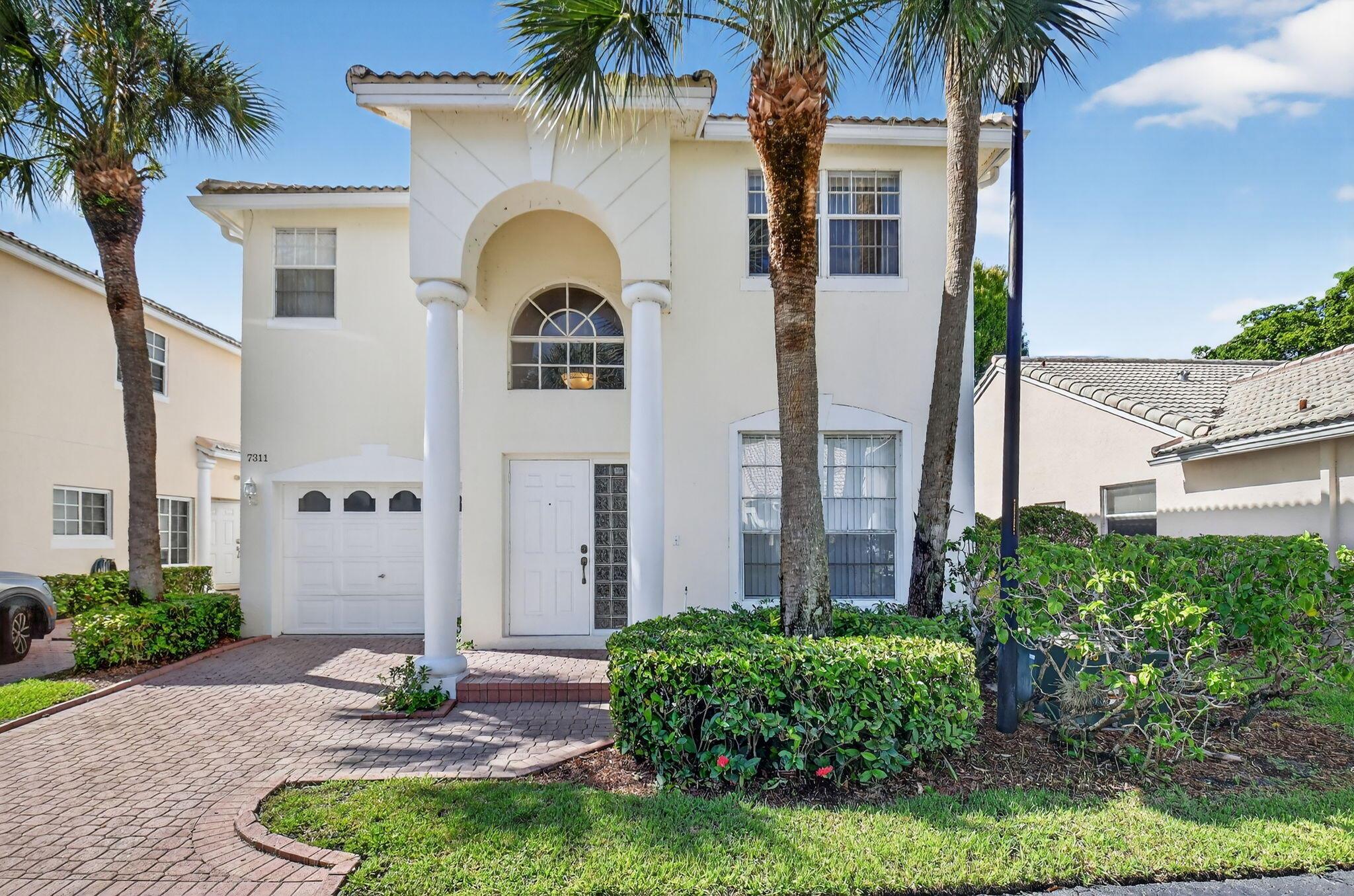 This is an amazing opportunity to own a 4 bedroom 2.5 bath ongolf course ,in a gated community with community pool. Located in central Boca. This property is being offered fully furnished and turnkey with all dishes plates,china, silverware and electronics. The home has had minimal use as it was a vacation home and only used 2-3 weeks a year. Take advantage of this amazing opportnity. The roof has been replaced in 2022. Bring your clothes and move right in! This will also make a great seasonal home for snowbirds or snow flakes. Escape those nasty winters with this winter retreat! Relax on the patio while having breakfast , lunch or dinner while enjoying the scenery of the golf course. There is a 24 guard gate and roving patrol . You can't ask for a better situation!! see it now!