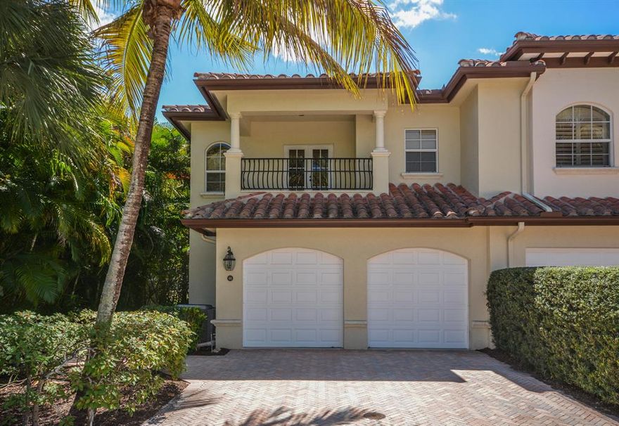 This corner 3 bedroom, 3 bath 2 story townhome is a very private end unit in the gated community of Marina Gardens, located steps from Soveral Harbour in Palm Beach Gardens. Very well maintained, and in a very desirable location close to restaurants, shopping, Juno and Jupiter's gorgeous beaches. Overlooking the picturesque lake, this unit is sure to please with many custom and designer touches. When built, owner expanded the kitchen cabinetry so there is much extra counter, and storage. Marble floors on first floor, tile floors on second floor. All hurricane impact glass so never worry about having to shutter.  (Except for front door, clear panel) First floor has bedroom and full bath, second floor features 2 master suites.  Closet space is truly amazing in both master bedrooms. Continued A/C replaced 2015, gas hot water heater replaced 2019
Kitchen has gas range. Newer Electric washer and dryer
No trucks/RV's in driveway, pet restrictions, 
No commercial trucks in driveway after 6 pm
Lease has restrictions.
Community pool with covered and uncovered seating, and kitchen facility. Private gated entry to Soveral Harbour shoppes, marina and restaurants.
Application for sale is $100, + $70/pp
At closing there is a Capital Contribution in the amount of one quarter of HOA. At this time it is $ 2328.39  at purchase. Thank you.