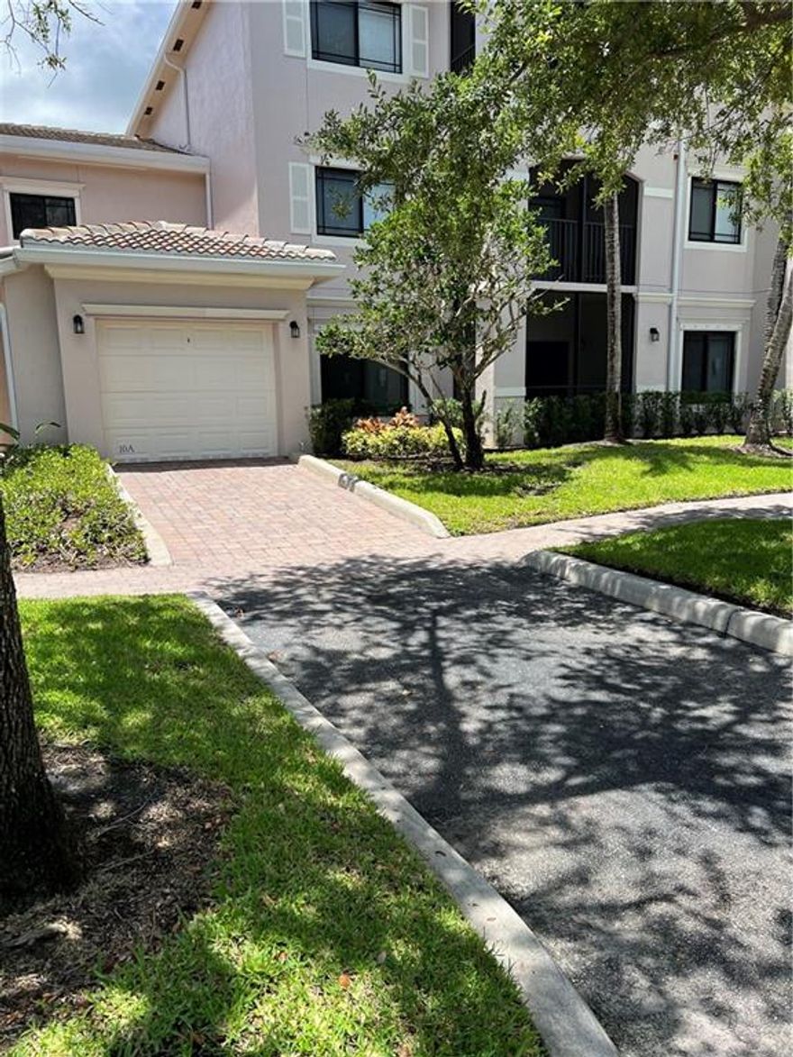 Luxurious living, ideally located in the heart of Palm Beach Gardens. This two-story townhouse features an upgraded kitchen with an elongated counter, 3 Bedrooms, 3 Baths, and an open loft which can be used as both an office or guestroom. In addition, included with the unit, is a private garage. Walking distance to the clubhouse. Amenities include state of the art gym, pool, tennis / pickle ball courts, pool table, and a spectacular clubhouse for elegant affairs. Enjoy shopping at The Gardens Mall, and dinner at nearby restaurants. San Matera welcomes Investors! HOA fees include, all amenities, water, valet trash pickup, parking, ground-keeping and gated security.One of the few Townhouses at San Matera, it is an Extraordinary unit!