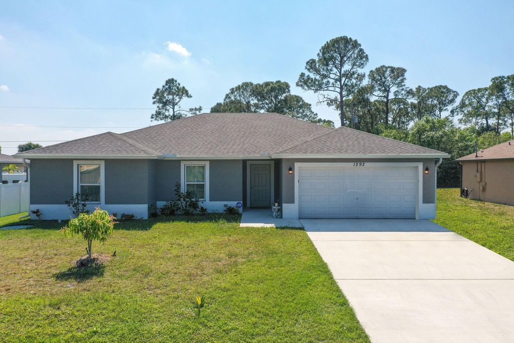 Photo of 1292 SW Herald Road, Port St Lucie, FL 34953 (MLS # R10869052)
