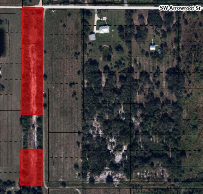 This is a beautiful piece of property with the possibility of having two homes on this gorgeous 5 Acres. It is zoned Ag/Ranchette and you can build as many pole barns without permits on this property without power or water. Permits requires for power and water hookup. Farm it, ranch it or just live on it. Either way the peacefulness of it will bring you relaxation, calmness and joy, and you are still only 20 minutes in either direction from Okeechobee, Palm City & Stuart or Jupiter.