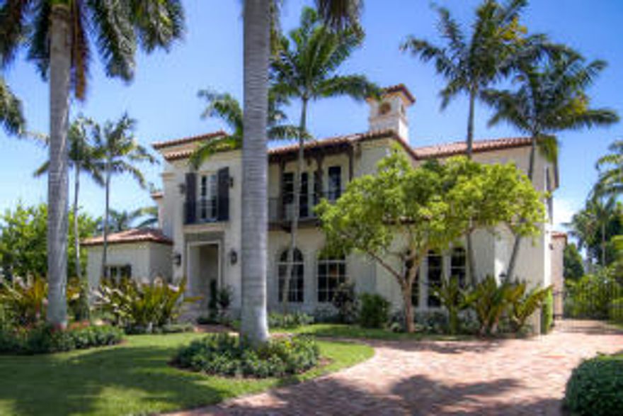 Located just a few short steps from the ocean and close to Atlantic Avenue, this oversized estate originally inspired by world-renowned architect, Randall Stofft, has been completely remodelled. The renovated gourmet kitchen features Calacatta marble triple-edged countertops, stainless steel designer appliances, butler's pantry and two spacious islands for easy hosting. Fill the wine refrigerator from the wine cellar and enjoy an evening on the master suite terrace overlooking a lush oasis with new landsca