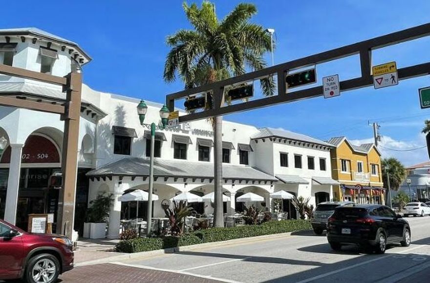 Incredible restaurant-anchored mixed-use property located at 504 E Atlantic Avenue in Delray Beach, Florida. This investment property allows an investor to secure a free-standing building with built-in upside, including three units in the center of Downtown Delray Beach. This asset boasts a restaurant use on the ground floor below at a market rent, providing future upside. Moreover, the second floor currently operates as two office spaces that are leased at below-market rents as well. This property sits in a strong location at the intersection of Federal Highway and Atlantic Avenue. The property is being sold stabilized with value-add opportunities surrounding the second floor and through future repositioning of the restaurant with a higher rental structure and the ability to