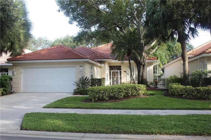***This has a HUGE PRICE REDUCTION!*** Are you looking for a Home that you can make your own? Features include a great room with 2 sets of triple sliders overlooking the pool & garden. Windows & skylights provide plenty of natural light, generously sized covered lanai under truss also includes shaded space under awning, the kitchen with seating area around the counter and a separate dining spot. Dual sliding doors lead to a second outdoor patio. A large master suite with amazing closet space and a split master bath. Den/Office or Dining room with glass French doors.  One of the best secrets of Palm Beach Gardens is this beautiful and welcoming community. New roof August of 2021. Very close to Juno & Jupiter beaches and NOT in a FLOOD zone. Come see it! It's right here waiting for you!