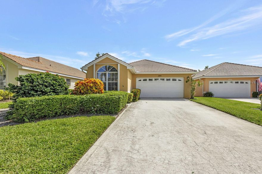 Live the Florida lifestyle in The Charter Club--one of Palm City's best value communities! This meticulously maintained home features vaulted ceilings, an open and airy layout, and abundant natural light throughout. The split-bedroom floor plan ensures privacy, while the large screened patio overlooks peaceful lake views--perfect for relaxing or entertaining.A two-car garage with attic provides for extra storage, with a new AC installed just last year. This property offers an assumable mortgage at a low interest rate--a rare opportunity for today's buyer. Zoned for A-rated schools, The Charter Club offers resort-style amenities in a gated community. Golf and tennis memberships available in nearby communities. Conveniently located minutes from downtown Stuart, the beaches and commuting.