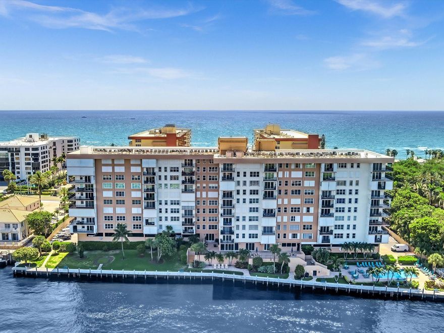 This is the property that you've been looking for and haven't been able to find.  BRAND NEW BERBER CARPETING - CORNER UNIT - WRAP-AROUND BALCONY - FRESHLY PAINTED - OCEAN VIEWS - INTRACOASTAL VIEWS - TONS OF NATURAL LIGHT FLOW - OPEN KITCHEN W/ SNACK BAR - SPACIOUS LAYOUT - HUGE MASTER BEDROOM W/ LARGE WALK-IN CLOSET - PRIVATE BEACH ACCESS - INTRACOASTAL FRONT HEATED POOL - EXERCISE ROOM - ON-SITE SECURITY - ON-SITE MANAGEMENT - STAINLESS STEEL APPLIANCES - GRANITE COUNTERTOPS - STAND UP SHOWER and BATHTUB.  Don't miss out on this incredible opportunity to live on Prestigious Hillsboro Mile.  CALL TODAY FOR A VIEWING BEFORE SOMEONE ELSE DOES!