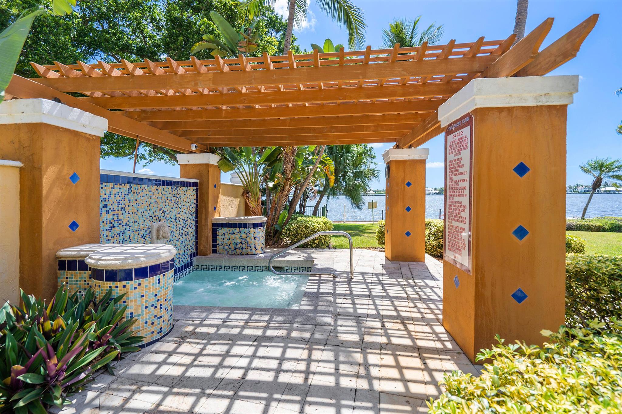 Winter has never looked so good! Welcome to the Yacht Club on The Intracoastal, a waterfront, gated, private community with amenities surrounded by spectacular tropical grounds spreading over 20+acres. This 2B/2BA garden level condo is available fully furnished for the winter Season starting November 1,2024 through April 30th 2025, min 3 months + 13% taxes Owner has installed new Zebra shade in all rooms and hurricane impact windows & doors.see brokers remarks.
