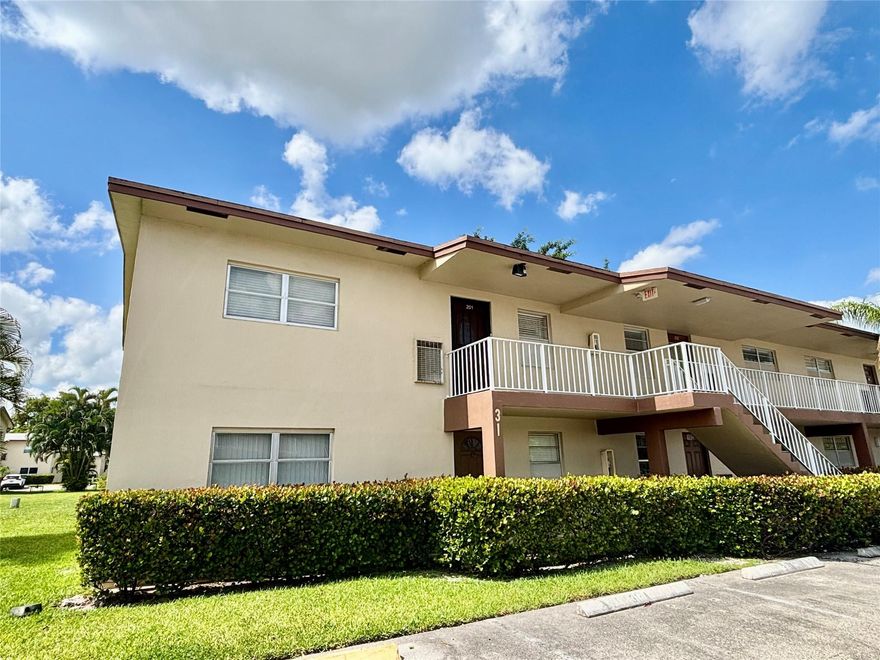 One of the lowest priced 2/2 in Oriole Gardens!! Ground floor 2 bedroom, 2 bathroom condo in popular 55+ community of Oriole Gardens 1, Margate. Tile flooring throughout. Close proximity to community pool & clubhouse with numerous amenities including exercise room, library, card room, shuffleboard etc. Spacious master bedroom looks out to common grounds and has a ceiling fan and good sized walk-in closet. Covered rear screened patio to relax & enjoy the  tranquil surroundings.  Laundry facilities are on site & there is an additional storage unit. Well located near area Publix, shopping, banks and restaurants.