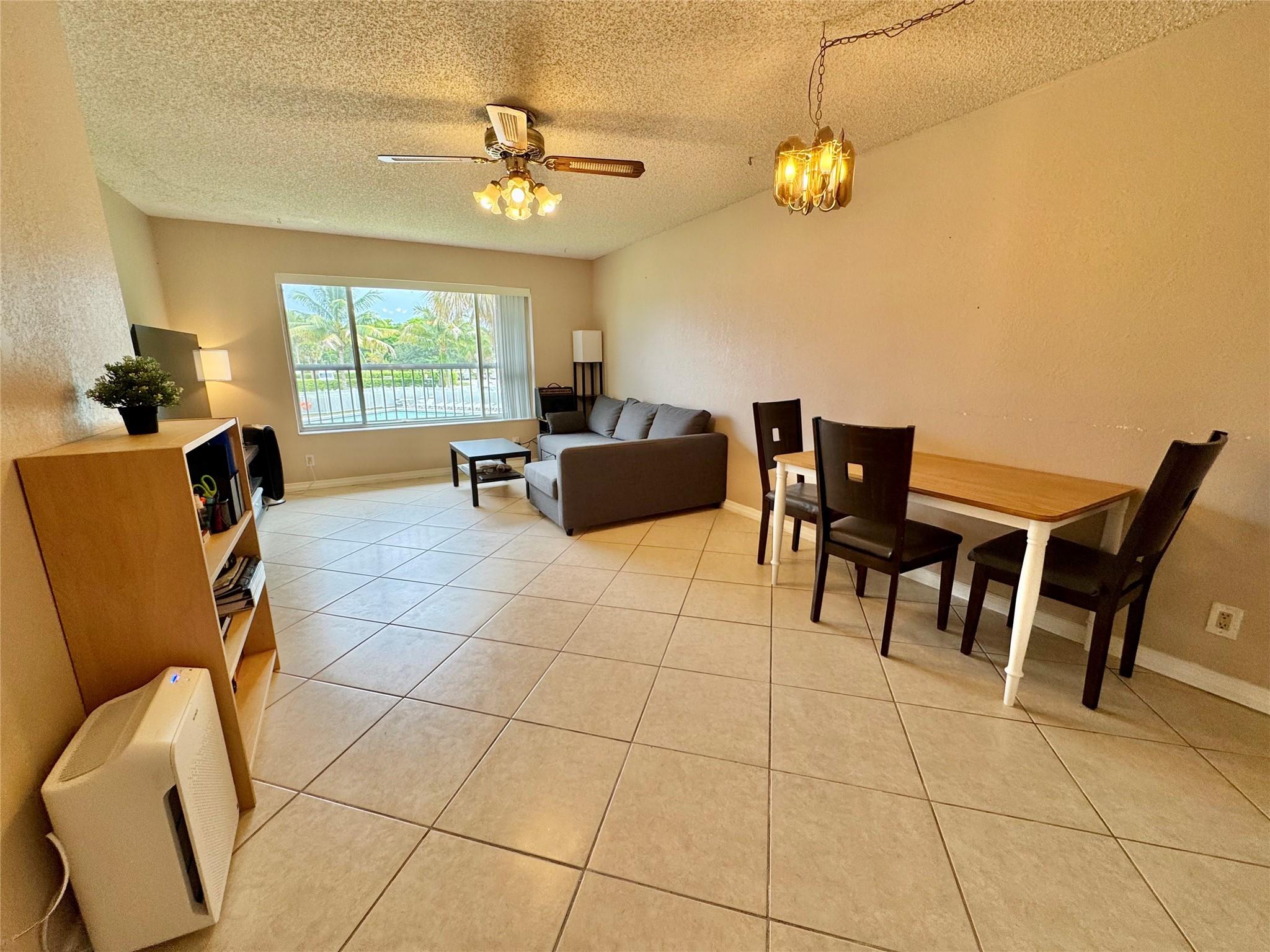 Bright and Spacious 2 Bedroom & 2 Bathroom Second floor corner unit, Ample space for families. tile floor to the entire house, easy to clean and maintain. Large master bedroom. Full size Washer and Dryer in the unit. A/C and water heater are two years old. Nice and quiet community! community. Just mins access to highway and shopping center. Don't miss out on this must-see property! Contact us today to schedule a viewing!