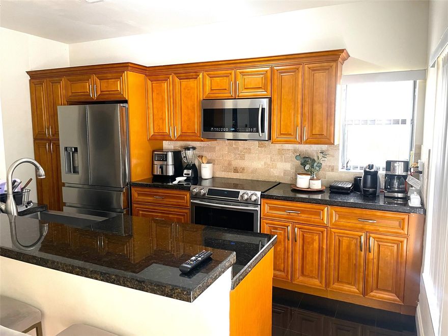 A rarely available updated two bedroom two bathroom condo is offered for sale in Peppertree on the Park. The residence is tucked away in a cozy community conveniently located across Walmart Superstore in central Broward. As you enter through a nicely decorated hallway and sitting area, you will enjoy an open beautiful kitchen with stainless steel appliances with a stackable washer/dryer with an easy access to an outside patio and extra storage area. Spacious bedrooms have an inviting layout. Parking is right in front of the residence. Tenant occupied till April 30th. Can rent right after purchase. Please verify any and all information with condo association directly.