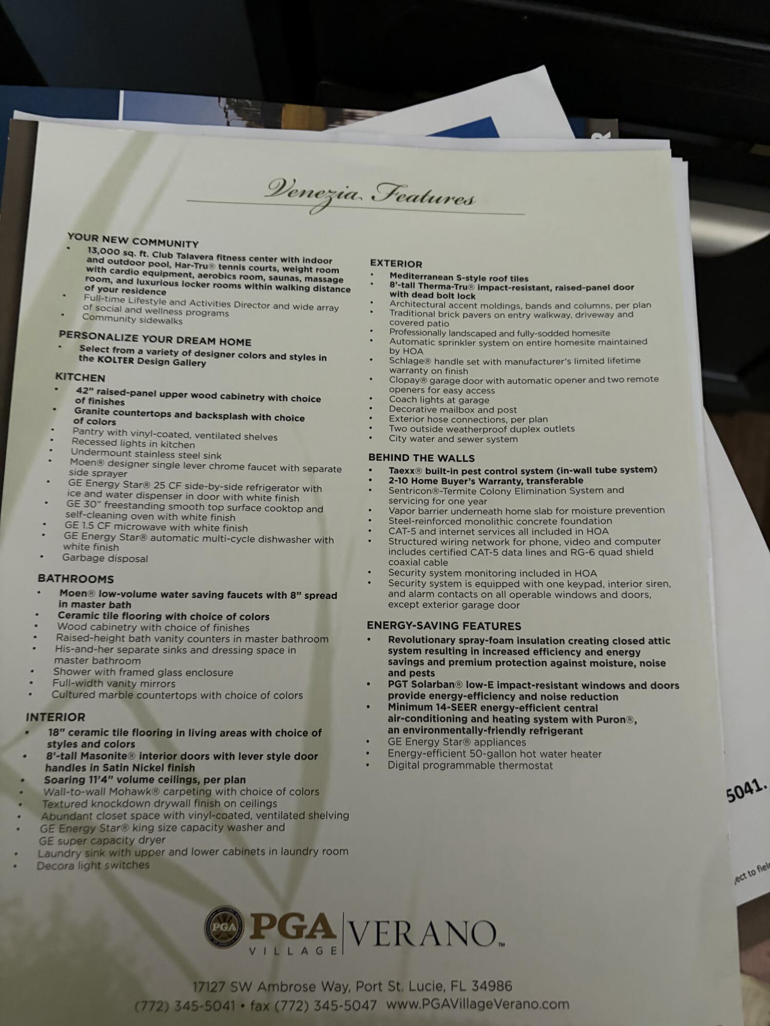 VERANO PUD NO. 1 PLAT NO. 10 - Residential